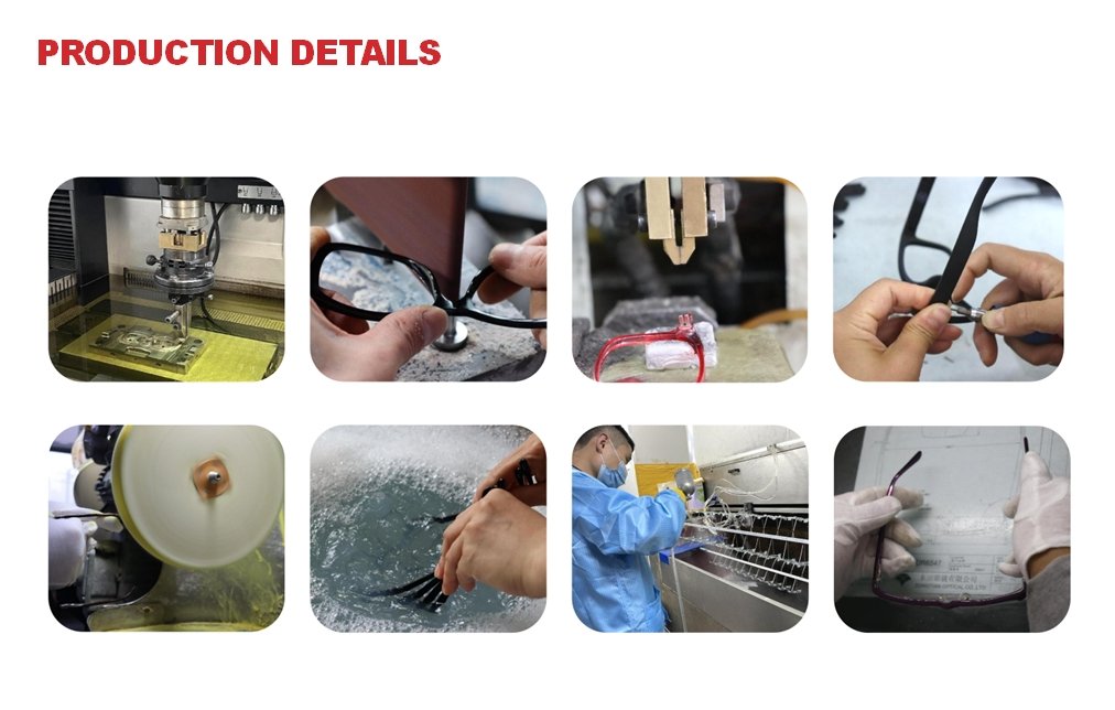 Injection molding eyewear production details